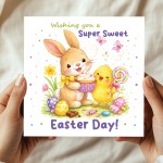 Wishing You A Happy Easter Card For Kids Children Easter Card
