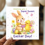 Wishing You A Happy Easter Card For Kids Children Easter Card