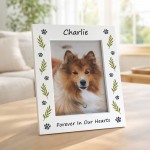 Personalised Dog Memorial 7x5 White Photo Frame Pet Loss Gifts
