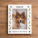 Personalised Dog Memorial 7x5 White Photo Frame Pet Loss Gifts
