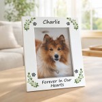 Personalised Dog Memorial Photo Frame 7x5 Forever In Our Hearts Personalised Dog Memorial Photo Frame 7x5 Forever In Our Hearts