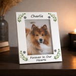 Personalised Dog Memorial Photo Frame 7x5 Forever In Our Hearts Personalised Dog Memorial Photo Frame 7x5 Forever In Our Hearts
