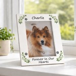 Personalised Dog Memorial Photo Frame 7x5 Forever In Our Hearts Personalised Dog Memorial Photo Frame 7x5 Forever In Our Hearts
