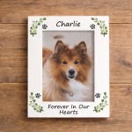Personalised Dog Memorial Photo Frame 7x5 Forever In Our Hearts Personalised Dog Memorial Photo Frame 7x5 Forever In Our Hearts