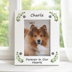 Personalised Dog Memorial Photo Frame 7x5 Forever In Our Hearts Personalised Dog Memorial Photo Frame 7x5 Forever In Our Hearts