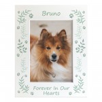 Personalised Dog Memorial Photo Frame 7x5 Forever In Our Hearts Personalised Dog Memorial Photo Frame 7x5 Forever In Our Hearts