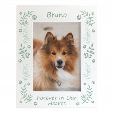 Personalised Dog Memorial Photo Frame 7x5 Forever In Our Hearts 