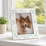 Personalised Dog Memorial Photo Frame 7x5 Forever In Our Hearts Personalised Dog Memorial Photo Frame 7x5 Forever In Our Hearts