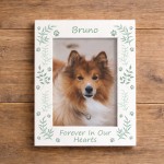 Personalised Dog Memorial Photo Frame 7x5 Forever In Our Hearts Personalised Dog Memorial Photo Frame 7x5 Forever In Our Hearts