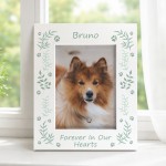 Personalised Dog Memorial Photo Frame 7x5 Forever In Our Hearts Personalised Dog Memorial Photo Frame 7x5 Forever In Our Hearts