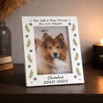 Personalised Dog Memorial Photo Frame 7x5 Paw Print Pet Loss Personalised Dog Memorial Photo Frame 7x5 Paw Print Pet Loss