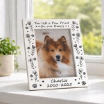 Personalised Dog Memorial Photo Frame 7x5 Pet Loss Remembrance