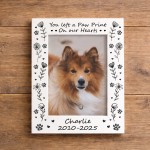 Personalised Dog Memorial Photo Frame 7x5 Pet Loss Remembrance