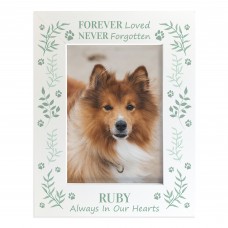 Personalised Dog Memorial Photo Frame 7x5 Forever Loved