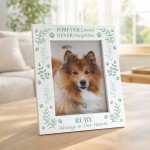 Personalised Dog Memorial Photo Frame 7x5 Forever Loved