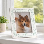 Personalised Dog Memorial Photo Frame 7x5 Forever Loved