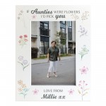 Personalised Gift For Auntie Floral Picture Frame Thank You Gift Personalised Gift For Auntie Floral Picture Frame Thank You Gift