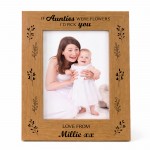 Personalised Auntie Gift For Birthday Christmas Auntie Frame