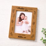 Personalised Auntie Gift For Birthday Christmas Auntie Frame