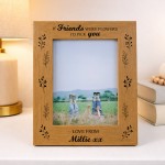 Friendship Gift Personalised Best Friend Photo Frame For Her