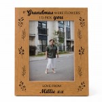 Grandma Gift For Mothers Day Birthday Personalised Photo Frame