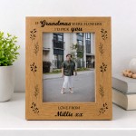 Grandma Gift For Mothers Day Birthday Personalised Photo Frame