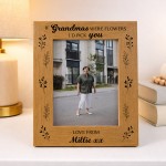 Grandma Gift For Mothers Day Birthday Personalised Photo Frame