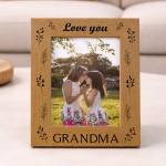 Grandma Gift For Birthday Christmas Mothers Day Grandma Frame