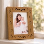 Nana Gift For Birthday Christmas Mothers Day Nana Picture Frame