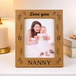 Nanny Gift For Birthday Christmas Mothers Day Nanny Frame