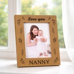 Nanny Gift For Birthday Christmas Mothers Day Nanny Frame