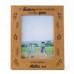 Personalised Sister Photo Frame Sister Gift For Sister Birthday