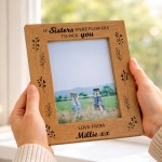 Personalised Sister Photo Frame Sister Gift For Sister Birthday