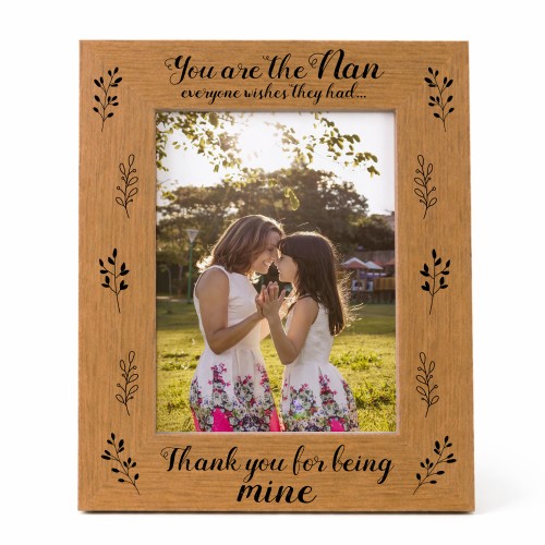 Thank You Nan Gift For Birthday Christmas Nan Picture Frame Thank You Nan Gift For Birthday Christmas Nan Picture Frame