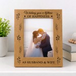 Congratulations Gift For Couple Lifetime Of Happiness Frame