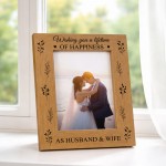 Congratulations Gift For Couple Lifetime Of Happiness Frame