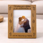 Congratulations Gift For Couple Lifetime Of Happiness Frame