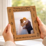 Congratulations Gift For Couple Lifetime Of Happiness Frame