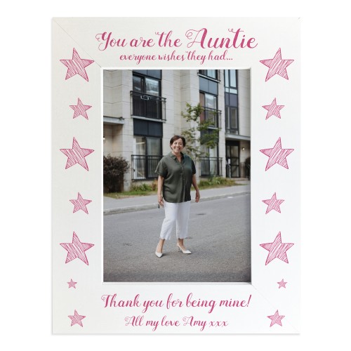 Auntie Gift For Birthday Christmas Personalised Auntie Frame