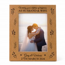 Personalised Mr And Mrs Photo Frame Wedding Gifts For Couple