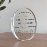 Happy Retirement Acrylic Plaque Gift for Colleague Friend Boss