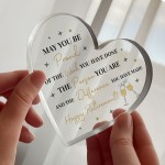 Retirement Acrylic Plaque Happy Retirement Gift for Colleague