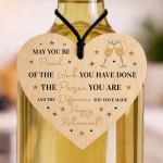 Retirement Gift For Colleagues Coworkers Wooden Hanging Heart