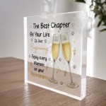 Retirement Gifts For Women Men Acrylic Plaque Retirement Gifts