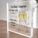 Retirement Gifts For Women Men Acrylic Plaque Retirement Gifts