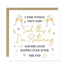 Funny Retirement Card For Women Congratulations On Retirement