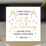 Funny Retirement Card For Women Congratulations On Retirement Funny Retirement Card For Women Congratulations On Retirement