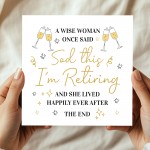 Funny Retirement Card For Women Congratulations On Retirement Funny Retirement Card For Women Congratulations On Retirement