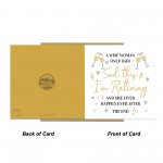 Funny Retirement Card For Women Congratulations On Retirement Funny Retirement Card For Women Congratulations On Retirement