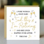 Funny Retirement Card For Women Congratulations On Retirement Funny Retirement Card For Women Congratulations On Retirement